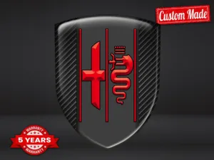 Alfa Romeo Vinyl Logosticker Robust Universal Hochwertig
